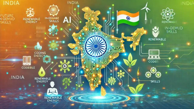 AI and green skills preparedness in India, ranking second globally in the QS Future Skills Index 2025.