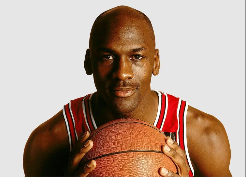 Michael Jordan success story showing his rise from high school rejection to NBA legend