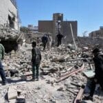 Satellite image of drone attack damage at Ras Tanura refinery during US Israel attacks on Iran day four